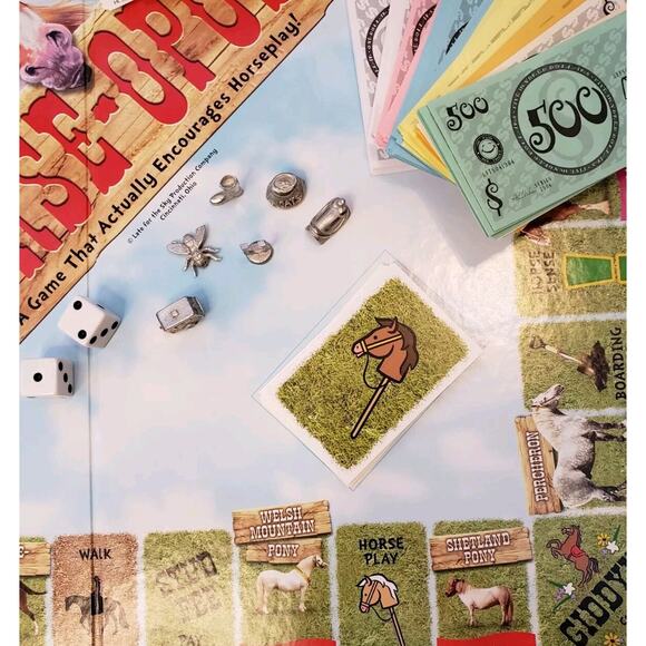 Horse-Opoly Equine Equestrian Themed Monopoly Board Game COMPLETE Excellent Cond - Picture 6 of 14